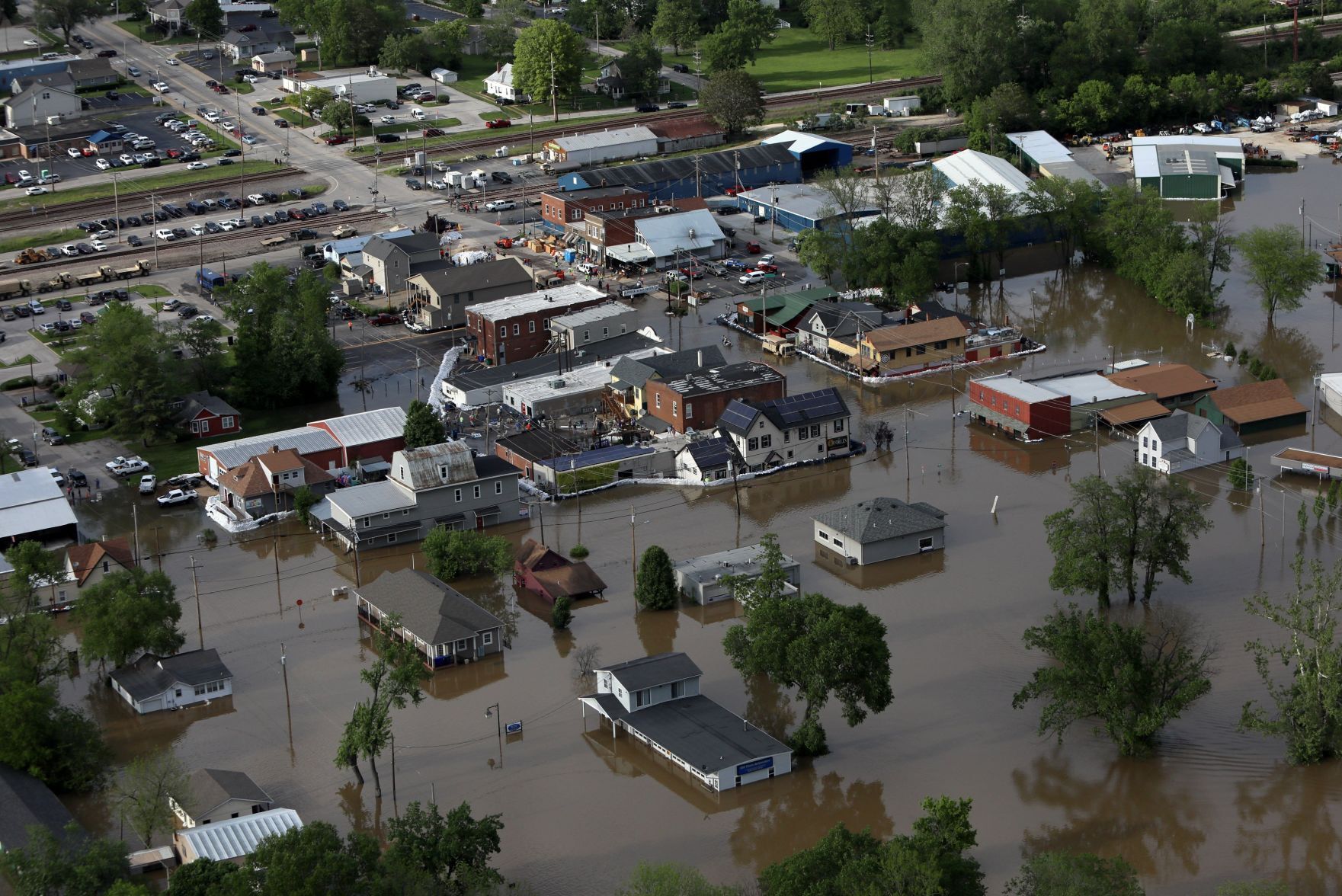 Flooding in downtown Eureka